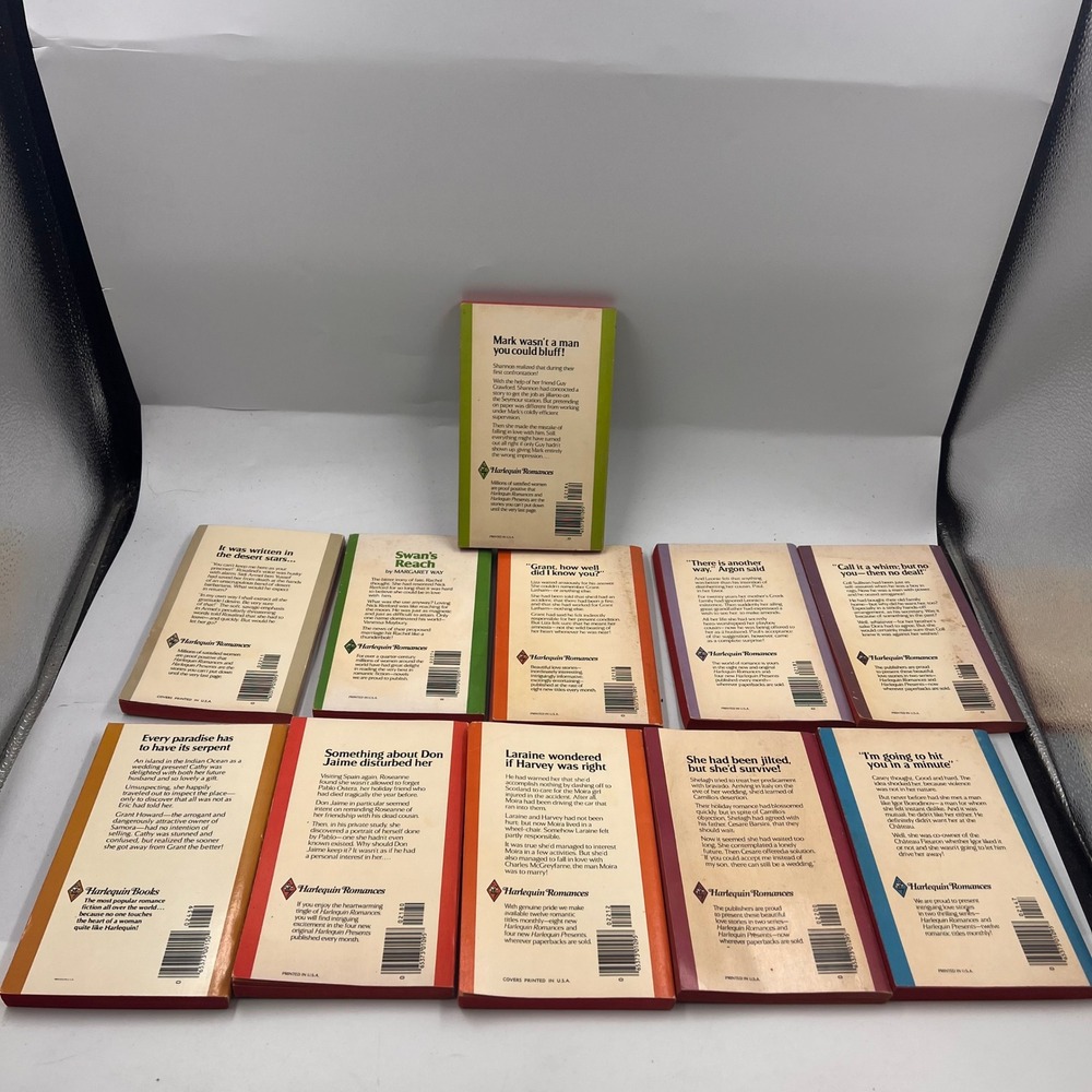 Vtg Harlequin Romance Paperback Lot 22 Books Pargeter Stratton Lamb 1970s 80s - Picture 5 of 13